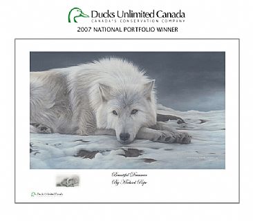 Beautiful Dreamer - Ducks Unlimited LE Print - Original Acrylic Painting has been sold. Limited edition lithograph Ducks Unlimited Artist Proof print is avilable for $299.00 framed. by Michael Pape