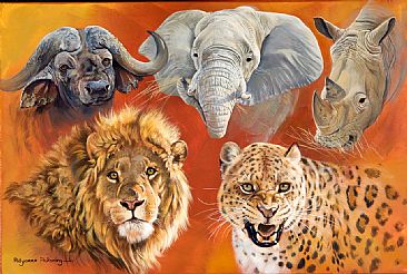 The Big Five - The famous 'big five' of african wildlife! by Pollyanna Pickering