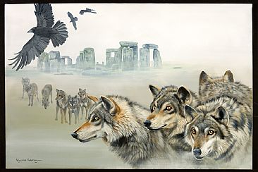 Stonehenge - Wolves by Pollyanna Pickering