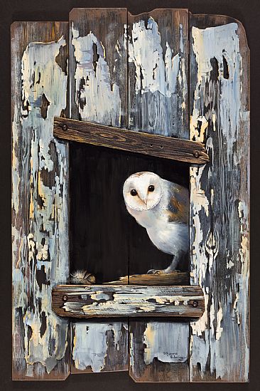 The Old Barn - Barn Owl by Pollyanna Pickering