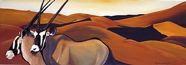 Patterns in the Sands - Oryx by Pollyanna Pickering