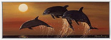 Amazing Grace - Dolphins by Pollyanna Pickering