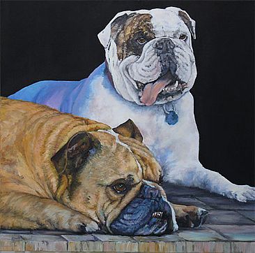The Boys - Bull Dogs by Karin Snoots