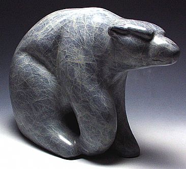 Winter Stalker - Polar Bear by Victoria Parsons