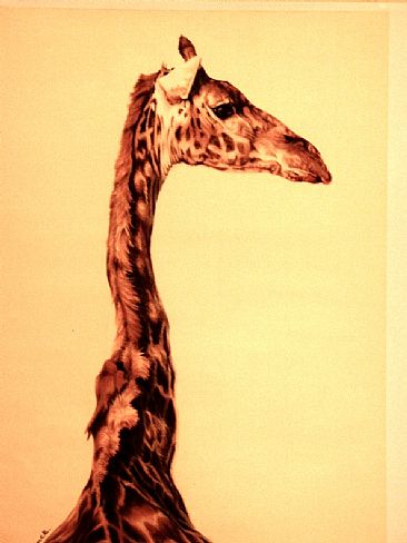 The Host - Giraffe by Anne Barron
