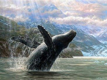 Leviathan  - humpback whale  by Beth Hoselton