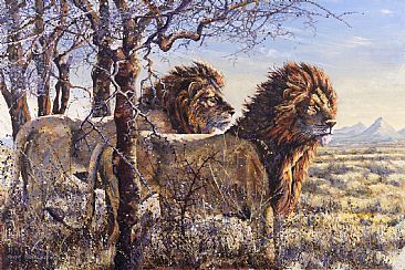Something on the Wind - African Wildlife by Peter Blackwell