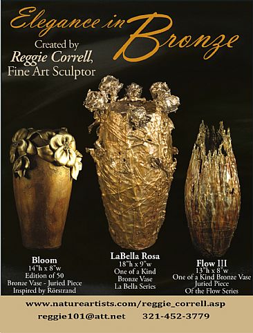 Elegance In Bronze -  by Reggie Correll