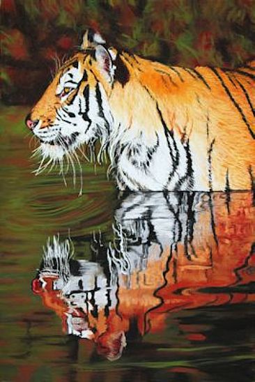 The Doppelganger - Tiger by Patsy Lindamood
