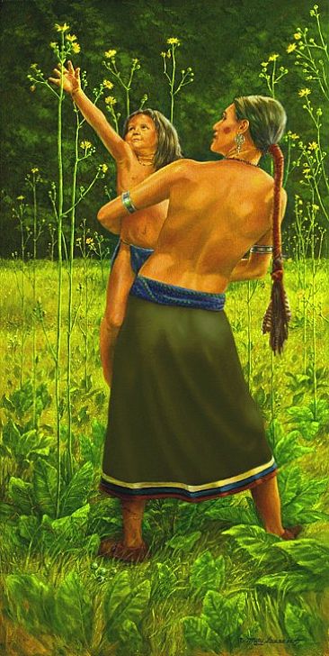 Prairie Dock - Giants in the Sun - Native American Indians by Mary Louise Holt