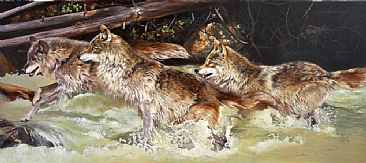Crossing - Wolves by Julia Hargreaves