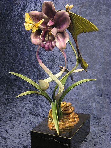 Angelas Orchid - Floral by Rick Geib