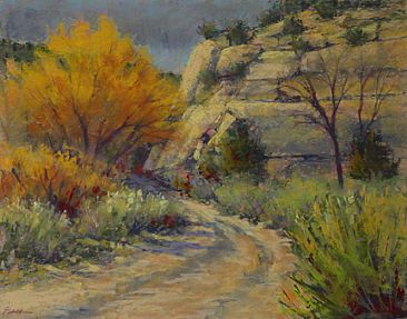 Smoky Mountain Road - road near Escalante, UT in Grand Staircase/Escalante National Monument by Sandra Place