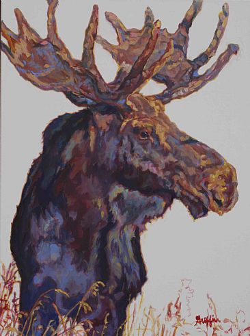 Modifier - Moose,Mother,animal,wildlife,Snake River,landscape by Patricia Griffin