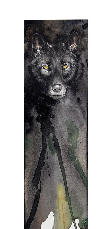 timor vacui I - Black Wolf by Norbert Gramer