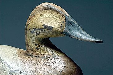 Lee Dudley style Canvasback hen contemporary antique decoy - Contemporary antique decoy by Yves Laurent