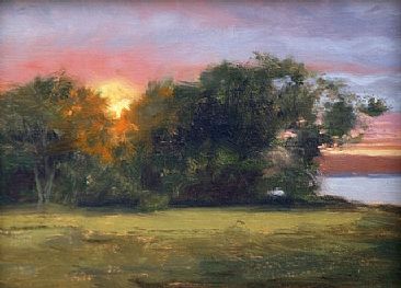 Evening's Embrace - sunset by Mary Erickson