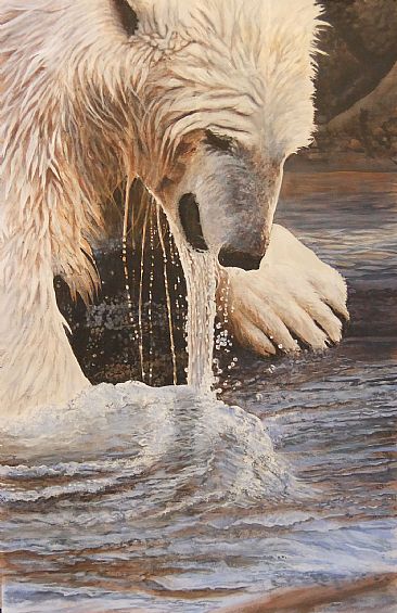 Ice Water - Polar Bear by Joyce Trygg