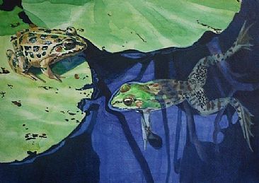 porosa＃01 - Daruma Pond Frog by Yasuo Watanabe