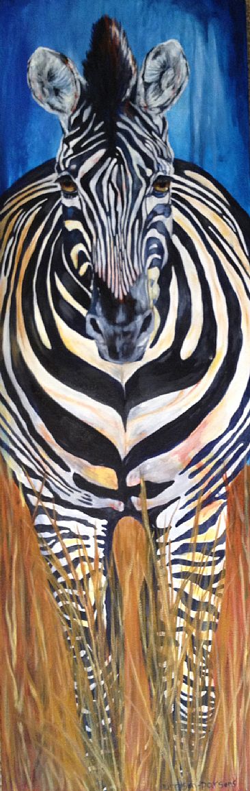 Outside The Lines - Zebra by Linda Harrison-Parsons