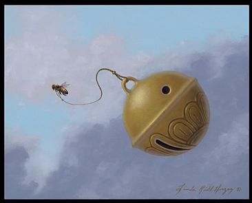 Bee Strong - Honey Bee, Bell by Linda Herzog