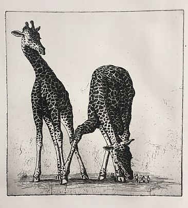 The Ambassadors - Giraffe by Kirsten Bomblies