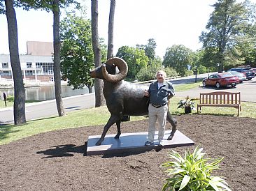 Big Horn Ram - Big Horn Ram sculpture by Eric Berg