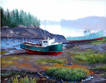 Retired - Downeast Series (Boats) by Robert Kray