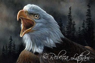 Shattered Silence - American Bald Eagle - American Bald Eagle by Rebecca Latham