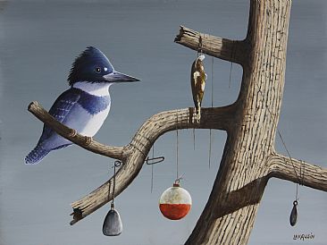 The Hanging Tree - Kingfisher by Len Rusin