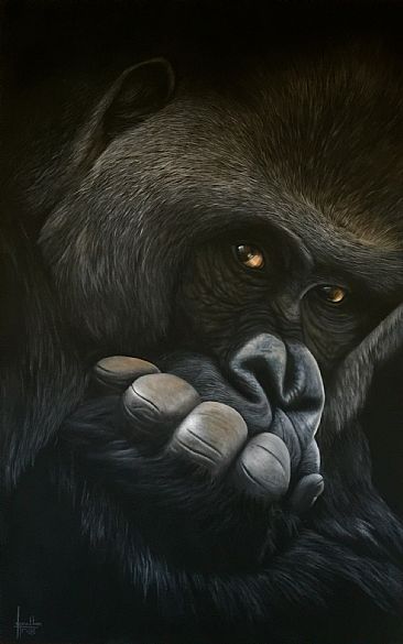 The Thinker - Gorilla by Jonathan Truss