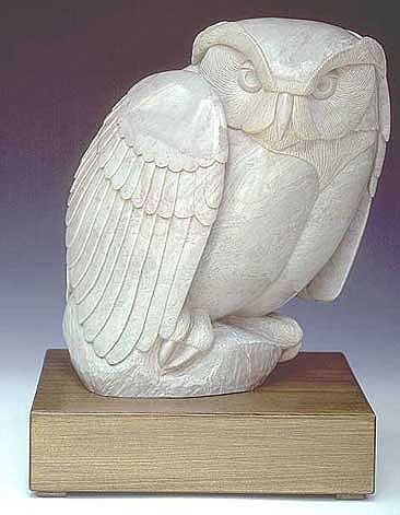 Impression on a Winter's Eve - Owl by Clarence Cameron
