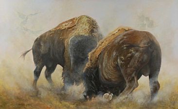 Scatter - Bison by Betsy Popp