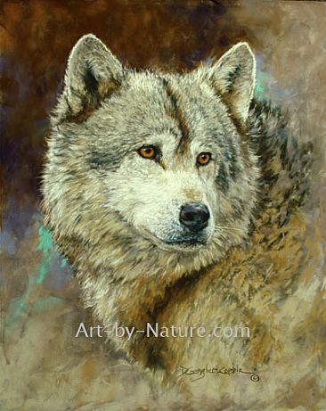 In the Lead - Grey Wolf by Deb Gengler-Copple