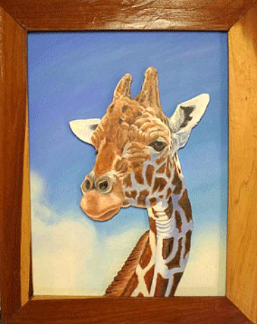 3D Giraffe - Giraffe by Kitty Whitehouse