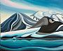 Glacier Patterns on Bylot Island - Arctic Mountains and Glaciers by Linda Dawn Lang (2)