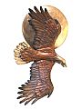 SOL FLYER - Eagle wall hanging bronze sculpture by Chris Navarro (2)